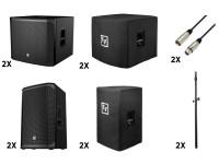 EV Electro Voice EKX-12P/18SP Power Bundle EV Electro Voice EKX-12P/18SP Power Bundle